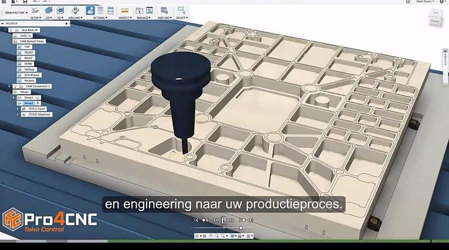 Pro4CNC start CAD-CAM training in de cloud
