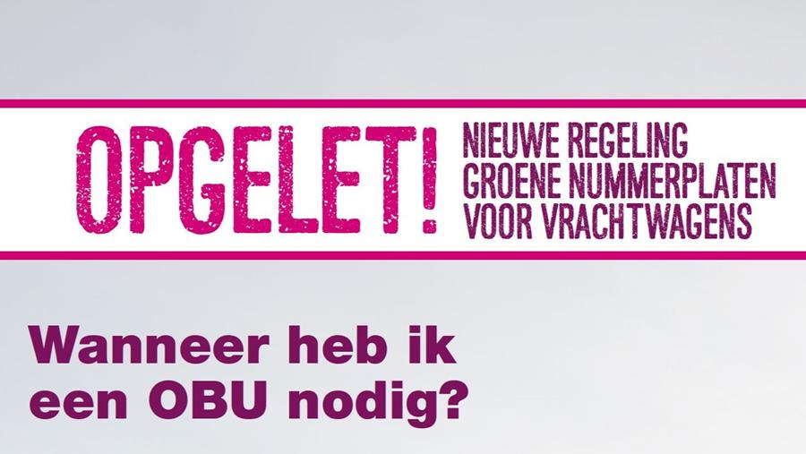 Nieuwe commerciële ‘groene’ nummerplaten vanaf 1 januari 2021