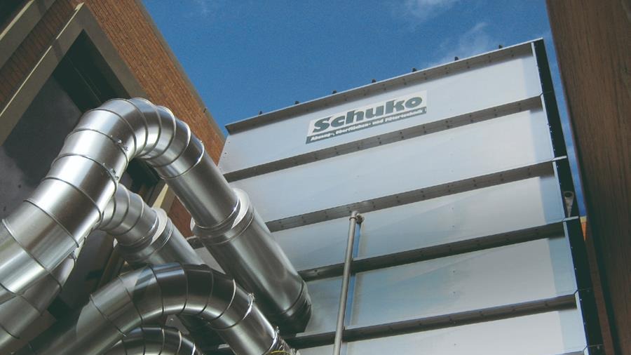 SCHUKO, INDUSTRIEEL AFZUIGSYSTEEM VOOR HOUTBEWERKING