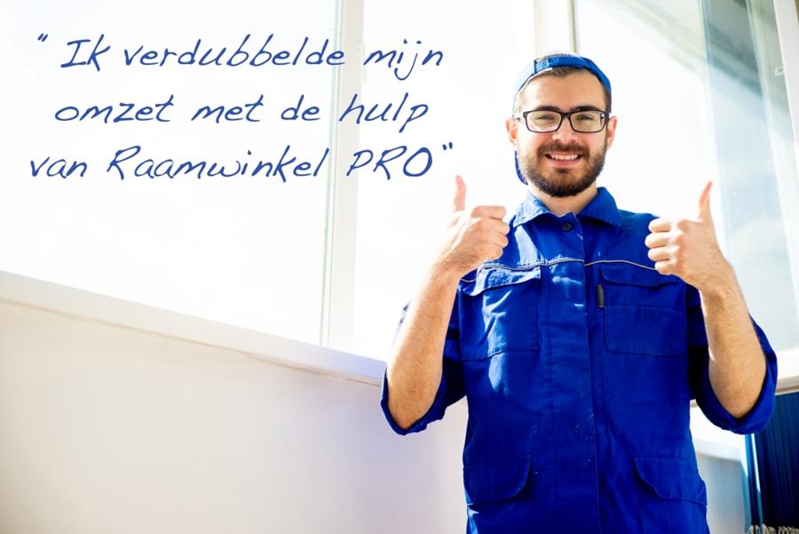 Start met ramen verkopen dankzij Raamwinkel PRO