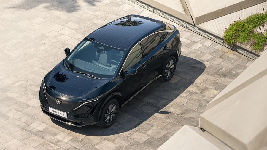 Des panneaux solaires sur le Nissan Ariya: bien plus qu’un gadget