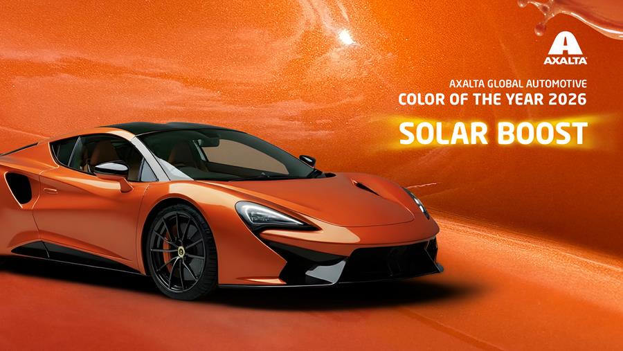 Solar Boost: la couleur auto mondiale 2026 selon Axalta