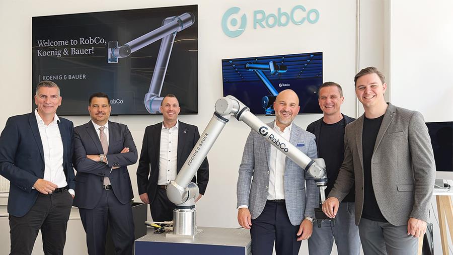 Koenig & Bauer en RobCo gaan strategisch partnerschap aan