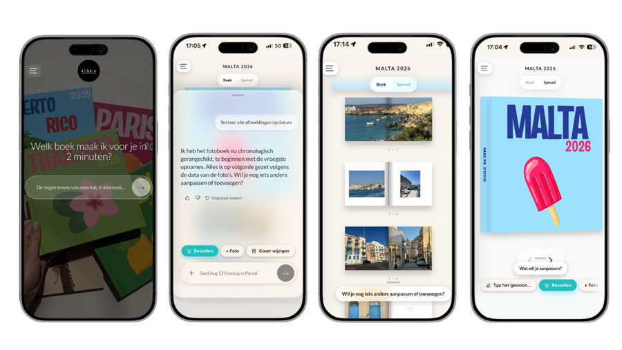 Klikkie lanceert AI-gestuurde fotoboekagent