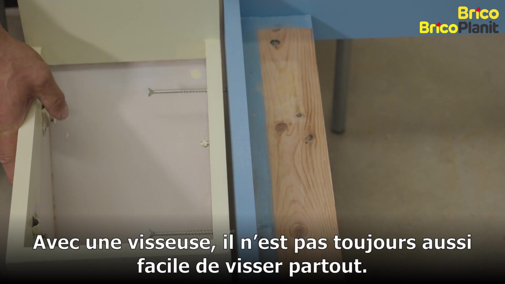 Visser sans effort dans les endroits difficiles